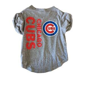 Hunter Gray Chicago Cubs Dog Tee Shirt -XL